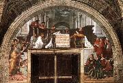 The Mass at Bolsena RAFFAELLO Sanzio